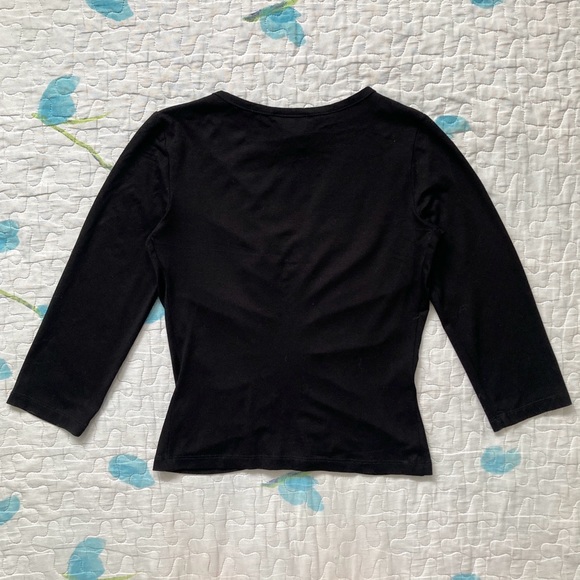 Vintage 90s Bebe Bedazzled Zip Up Top 💋 - Picture 3 of 5